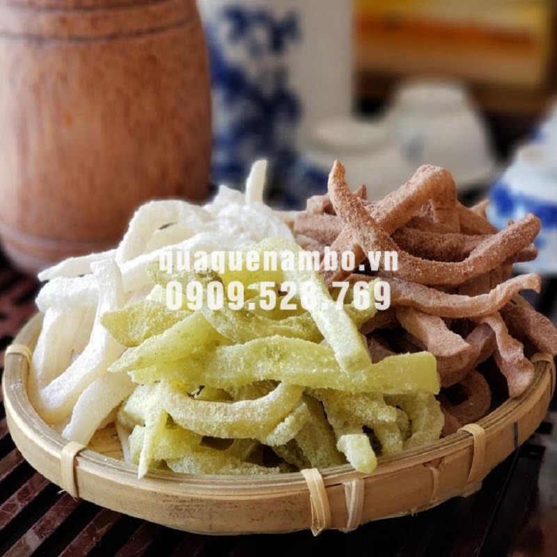 Mứt dừa non có độ mềm dẻo dễ ăn