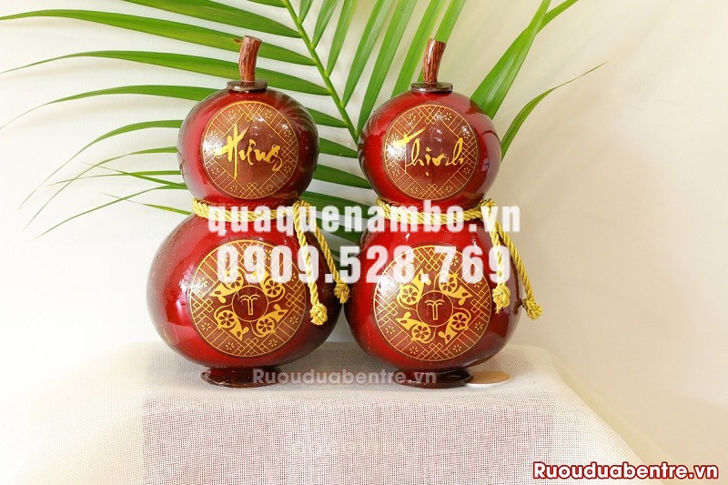  quà tết rượu dừa hồ lô Bến Tre