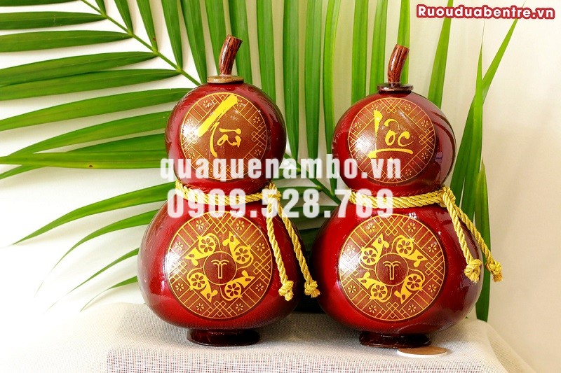  quà tết rượu dừa hồ lô Bến Tre