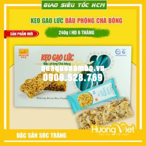 Kẹo đậu phộng chà bông 12 thanh Tân Huê Viên 240gr