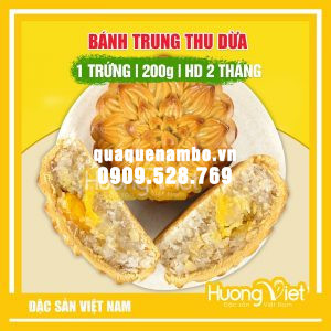 Bánh trung thu dừa 1 trứng 200g - MS32