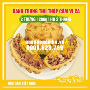 Bánh trung thu thập cẩm vi cá 1 trứng 200g - MS04