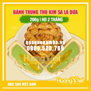 Bánh trung thu kim sa dứa trứng tan chảy 200g - MS42
