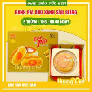 Bánh Pía Đậu Xanh Sầu Riêng 8 Trứng Tân Huê Viên 1kg