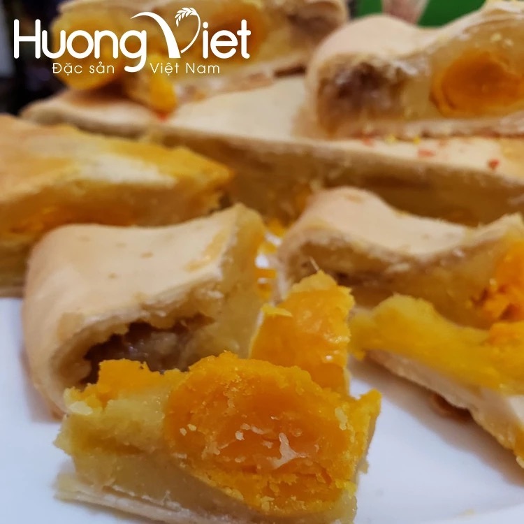 Bánh Pía đậu xanh sầu riêng 8 Trứng Tân Huê Viên 