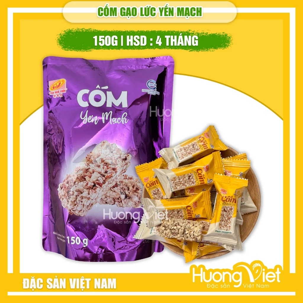 Cốm Gạo Lức Yến Mạch Tân Huê Viên 150g Cốm Gạo Lức Yến Mạch Tân Huê Viên 150g