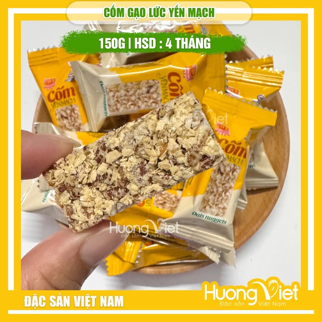 Cốm Gạo Lức Yến Mạch Tân Huê Viên 150g Cốm Gạo Lức Yến Mạch Tân Huê Viên 150g