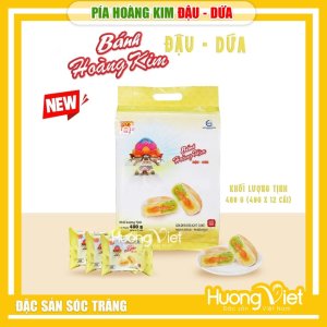 Bánh Pía Hoàng Kim Đậu Dứa Tân Huê Viên 480g