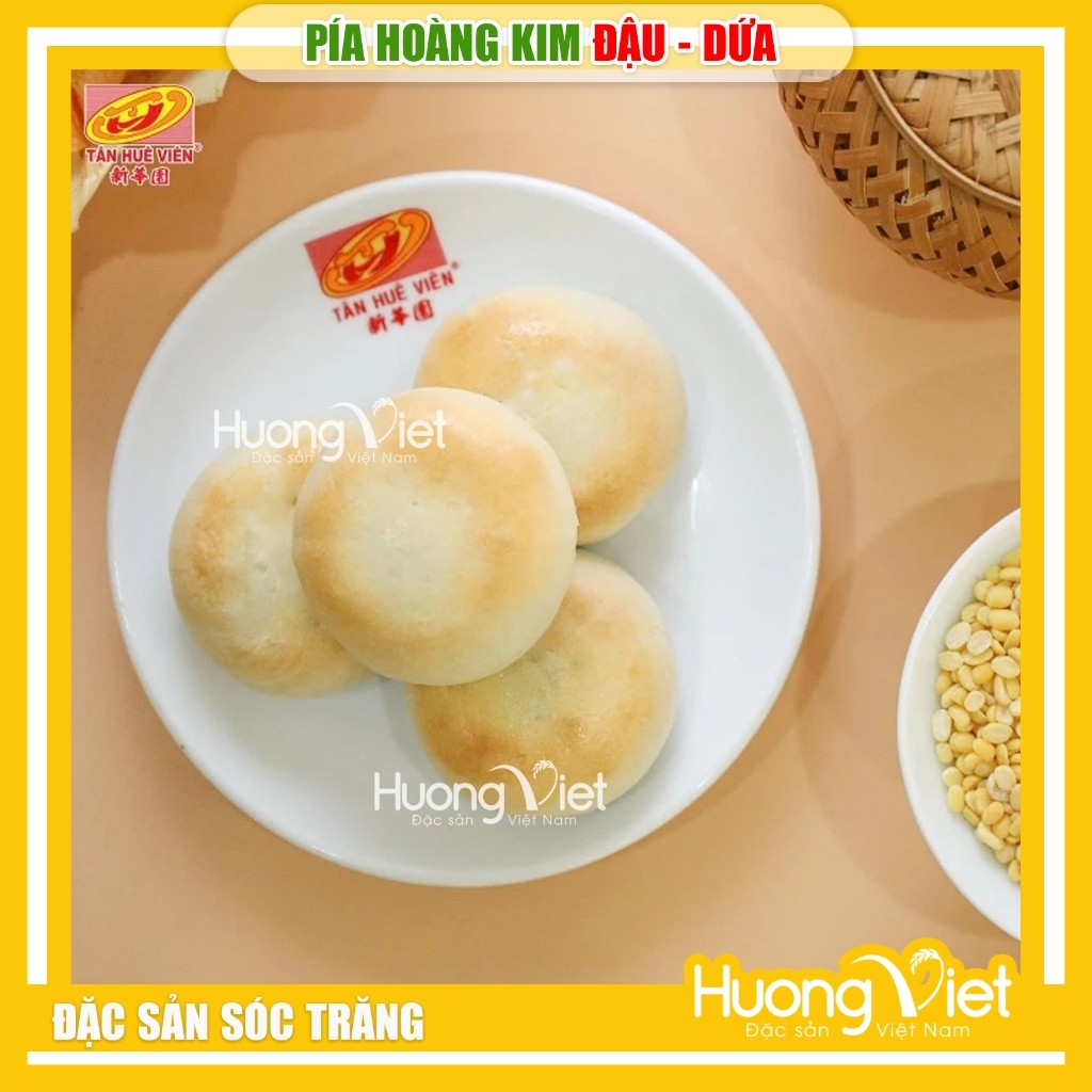 Bánh Pía Hoàng Kim Đậu Dứa Tân Huê Viên 480g Bánh Pía Hoàng Kim Đậu Dứa Tân Huê Viên 480g