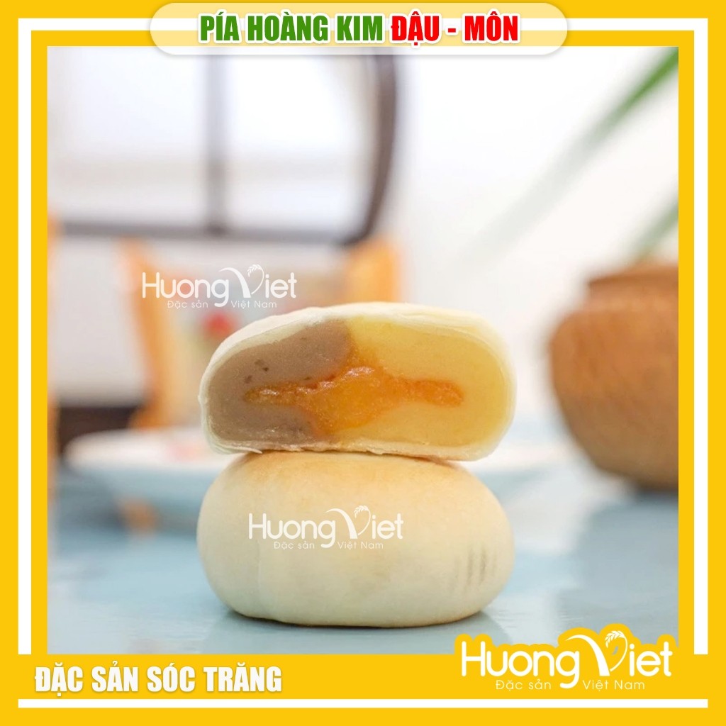 Bánh Pía Hoàng Kim Đậu Môn Tân Huê Viên 480g