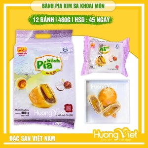Bánh Pía Kim Sa Khoai Môn Tân Huê Viên 480g