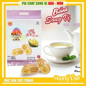 Bánh Pía Chay Song Vị Đậu Môn Tân Huê Viên 480g