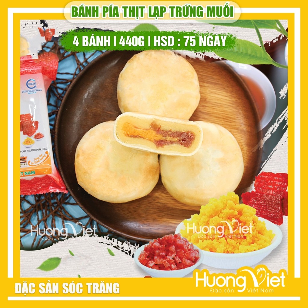 Bánh pía Thịt Lạp Trứng Muối 440g