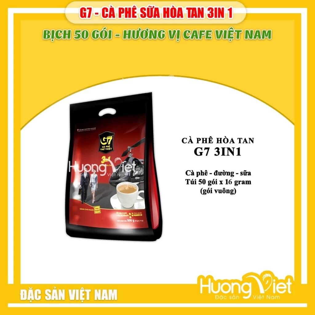 Cà Phê Sữa 3in1 túi 50 gói Trung Nguyên