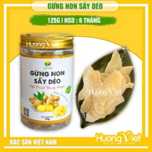 Gừng Non Sấy Dẻo 123 FARM