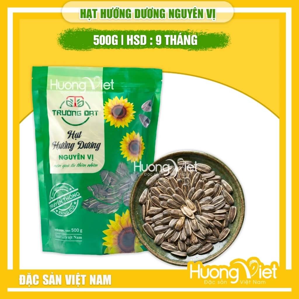 Hạt Hướng Dương Trường Đạt vị Dừa túi 500g