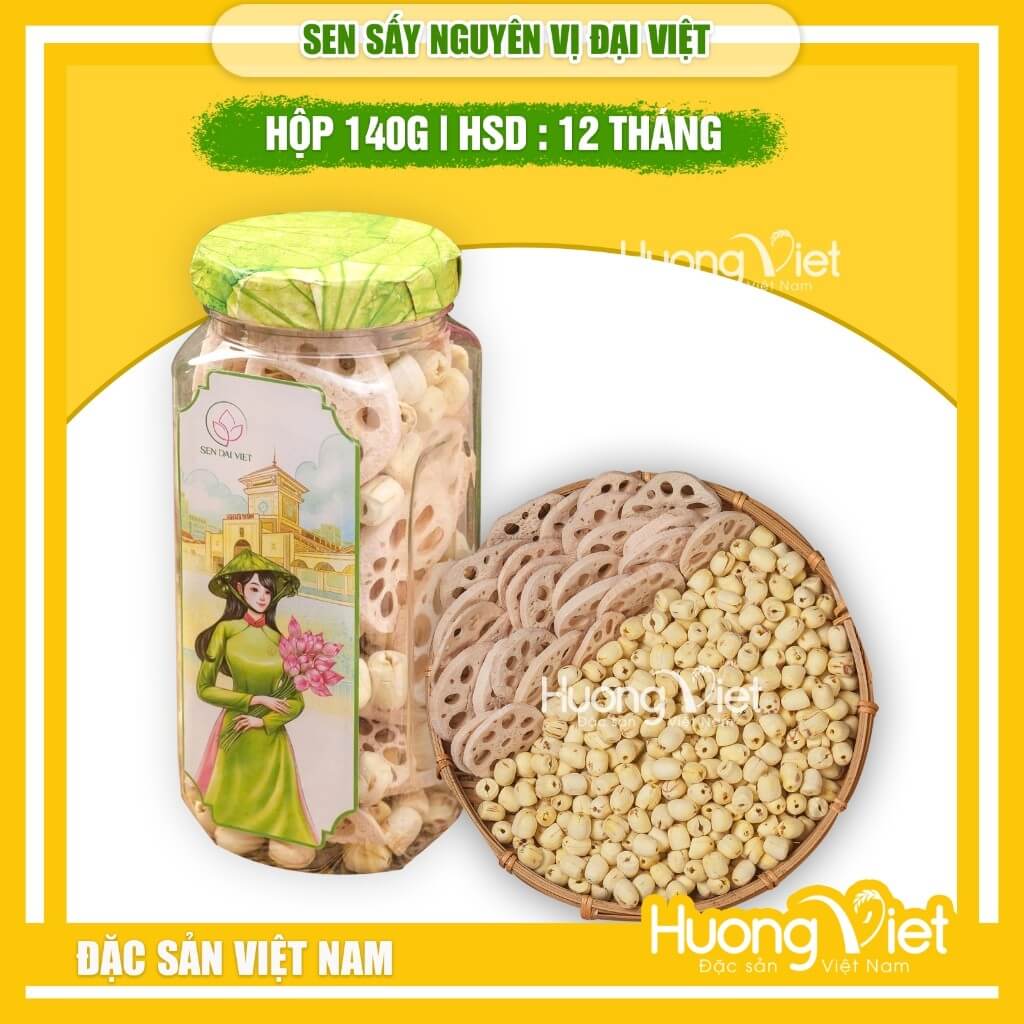 Hạt Sen Sấy Giòn Không Đường hủ 140g Hạt Sen Sấy Giòn Không Đường hủ 140g