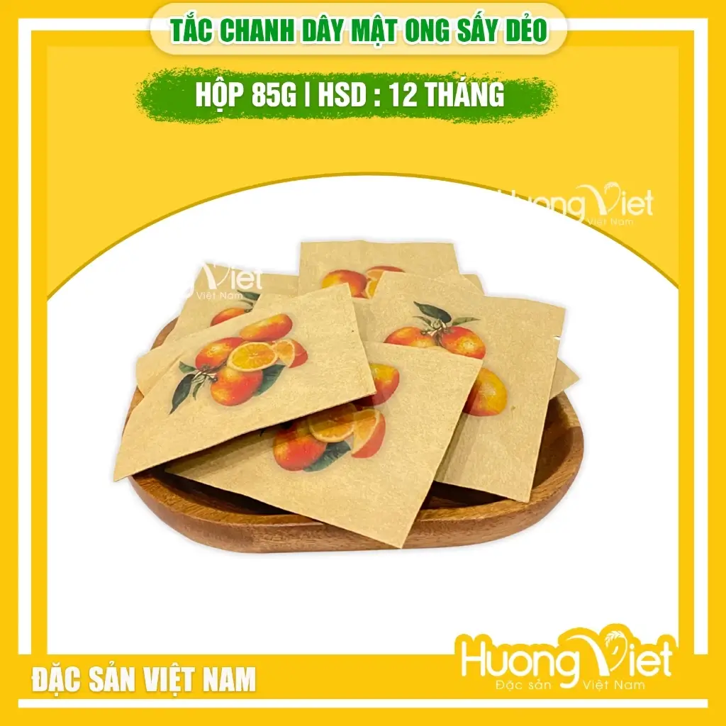 Tắc Chanh Dây Mật Ong Sấy Dẻo 123 FARM Tắc Chanh Dây Mật Ong Sấy Dẻo 123 FARM
