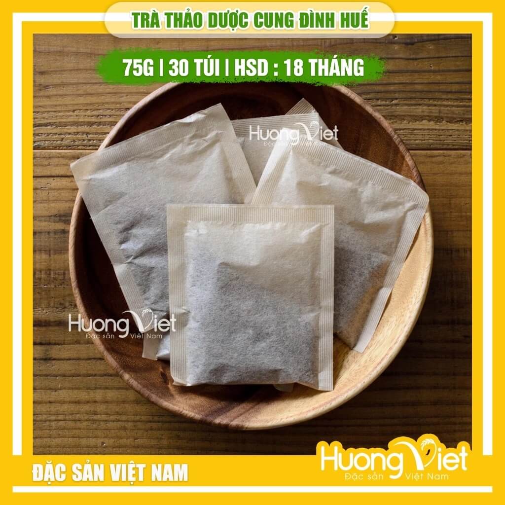 Trà Túi Lọc Cung Đình Huế hộp 75g Trà Túi Lọc Cung Đình Huế hộp 75g
