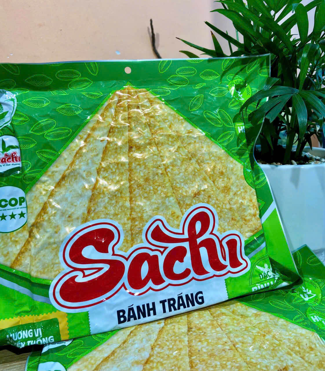 Bánh Tráng Nướng Sachi Nước Dừa bịch 75g