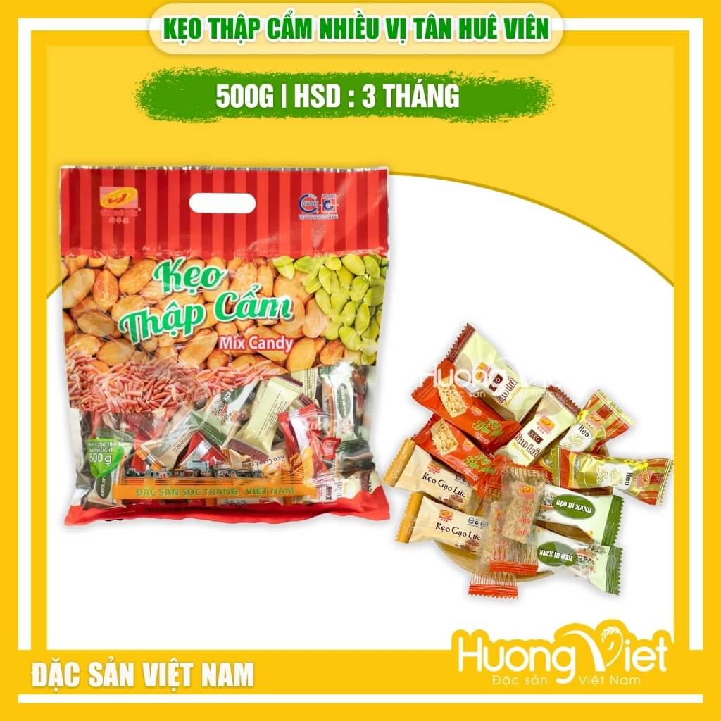 Kẹo Thập Cẩm Tân Huê Viên 500g Kẹo Thập Cẩm Tân Huê Viên 500g
