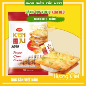 Bánh quy Kenju Kem Dẻo Richy 186g