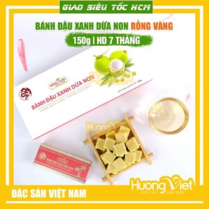 Bánh Đậu Xanh Rồng Vàng Hưng Long Nguyên Chất 150g