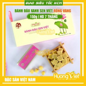 Bánh Đậu Xanh Rồng Vàng Hưng Long Nguyên Chất 150g