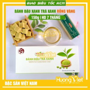 Bánh Đậu Xanh Rồng Vàng Hưng Long Nguyên Chất 150g