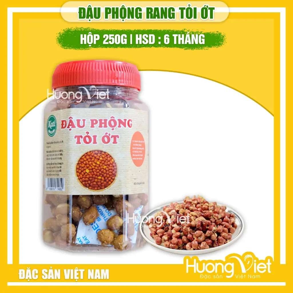 Đậu phộng rang tỏi ớt