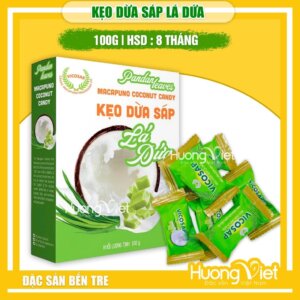 Kẹo Dừa Sáp Lá Dứa VICOSAP 100g