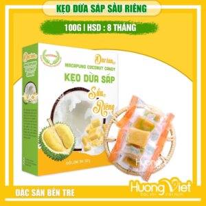 Kẹo Dừa Sáp Sầu Riêng VICOSAP 100g