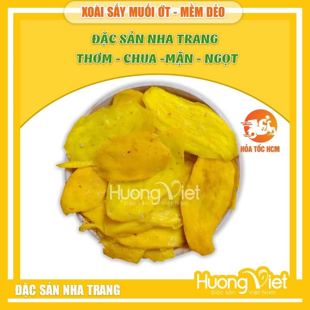 Xoài Sấy Muối Ớt túi 200g