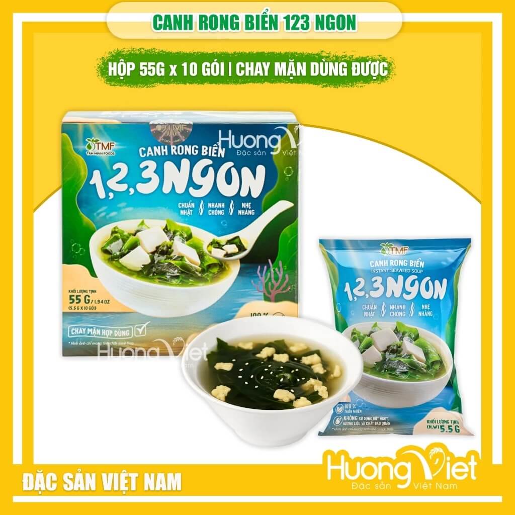 Canh Rong Biển ăn liền 123 Ngon