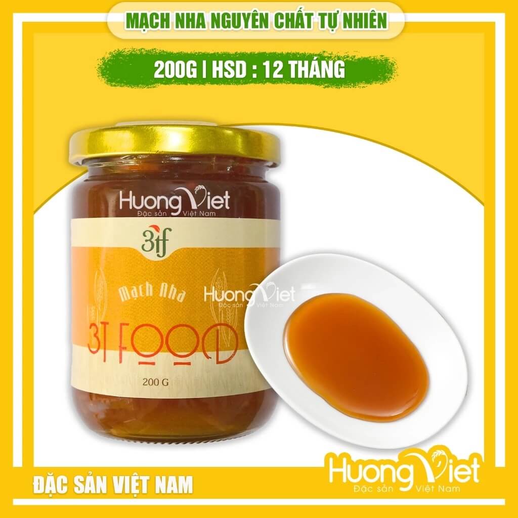 Mạch Nha Nguyên Chất Tự Nhiên hủ 200g