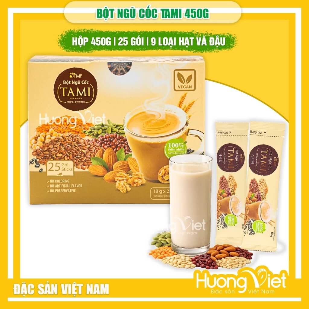 Bột Ngũ Cốc Tami hộp 450g