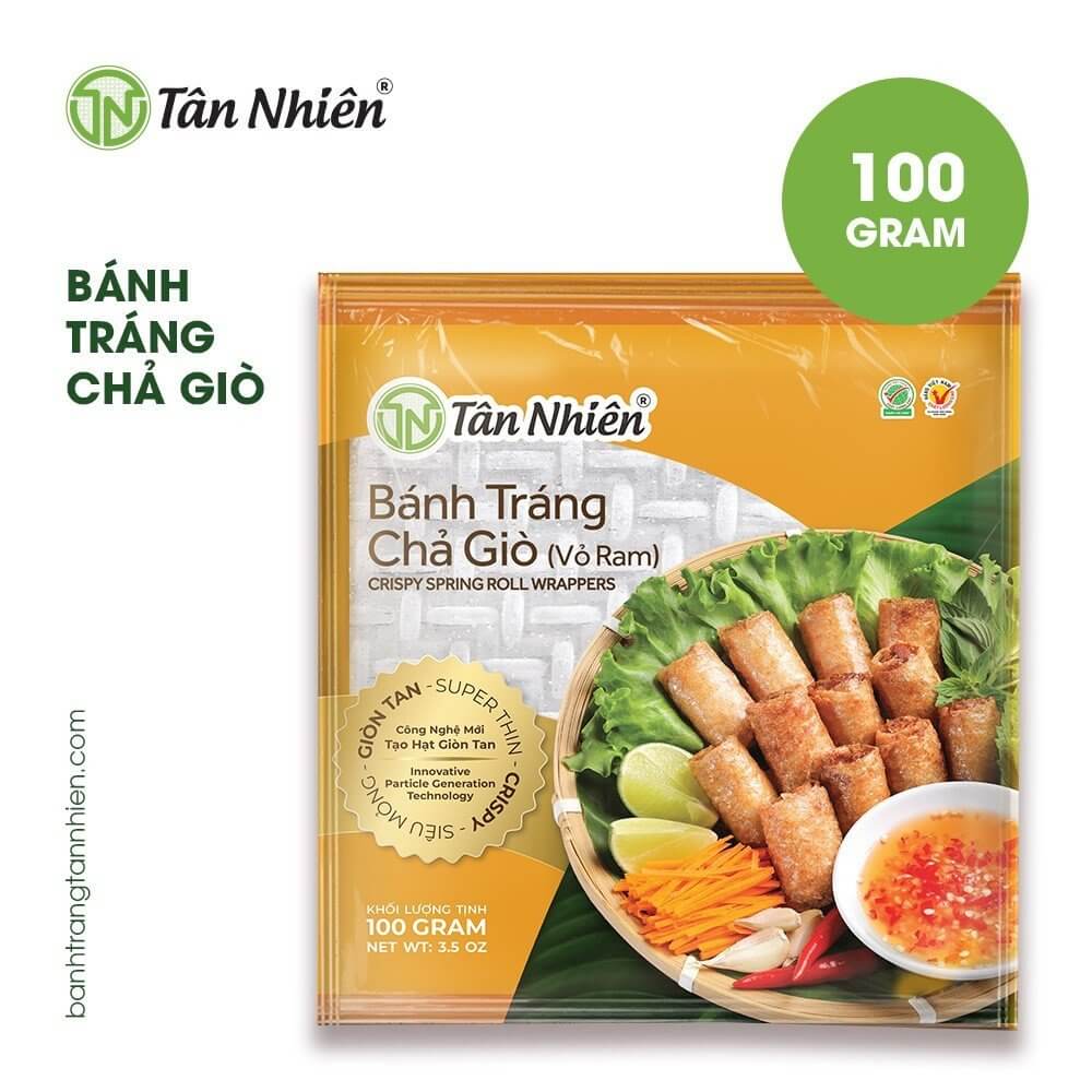 Bánh Tráng Chả Giò Vỏ Ram Tân Nhiên 100g Bánh Tráng Chả Giò Vỏ Ram Tân Nhiên 100g