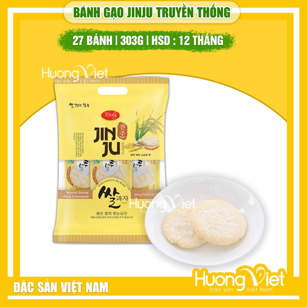 Bánh Gạo Jinju Truyền Thống 303g Bánh Gạo Jinju Truyền Thống 303g