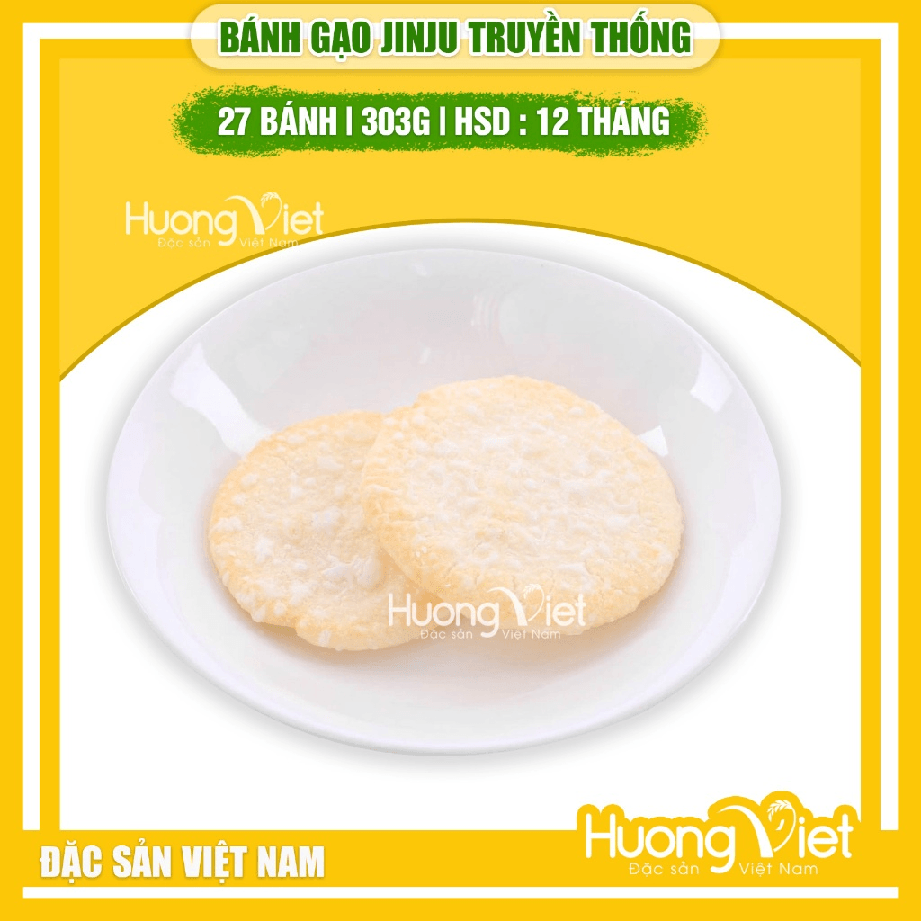 Bánh Gạo Jinju Truyền Thống 303g Bánh Gạo Jinju Truyền Thống 303g