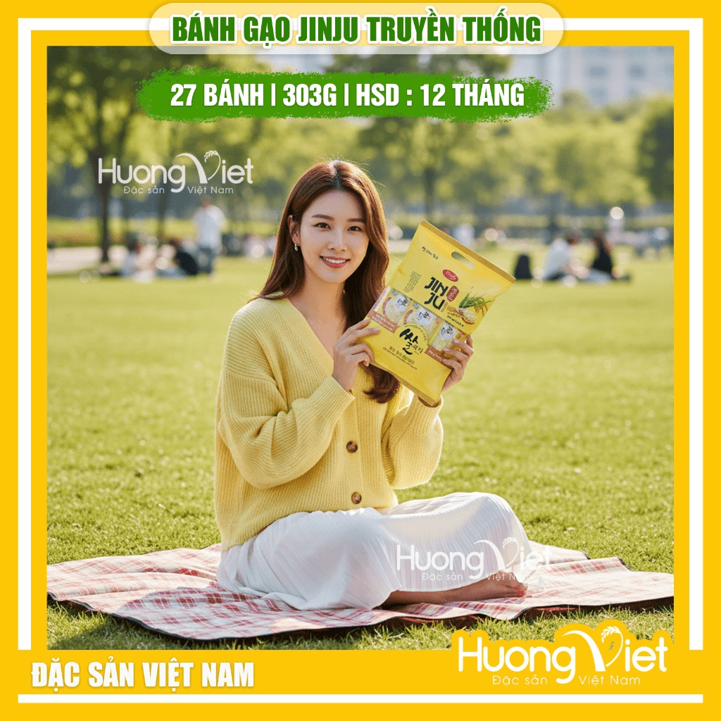 Bánh Gạo Jinju Truyền Thống 303g Bánh Gạo Jinju Truyền Thống 303g