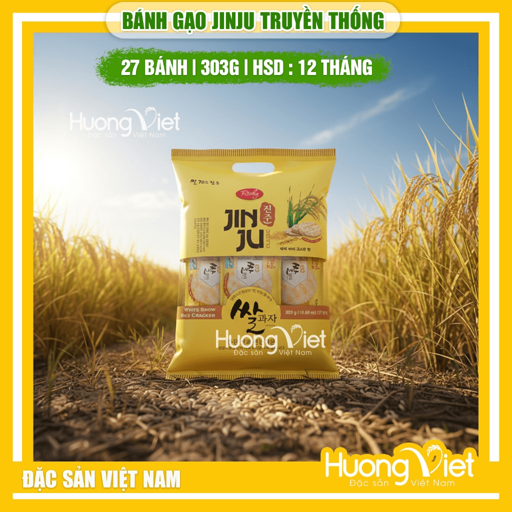 Bánh Gạo Jinju Truyền Thống 303g