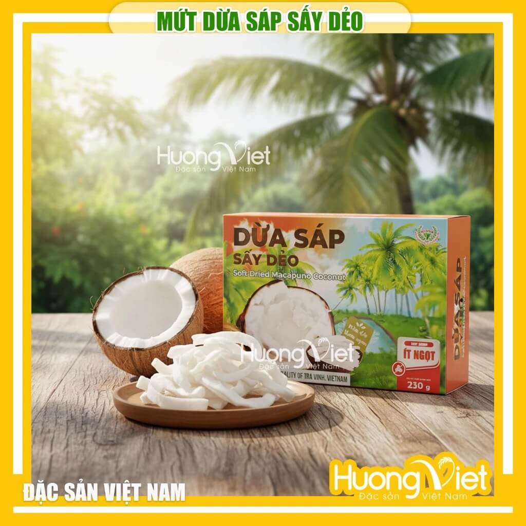 Dừa Sáp Sấy Dẻo