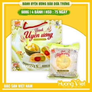 Bánh Pía Uyên Ương Đậu Dứa Trứng Tân Huê Viên hộp 600g