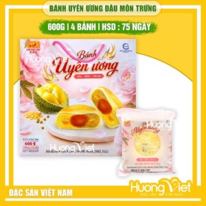Bánh Pía Uyên Ương Đậu Dứa Trứng Tân Huê Viên hộp 600g