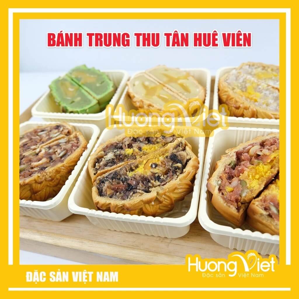 Bánh Trung Thu Kim Sa Trà Xanh Tân Huê Viên