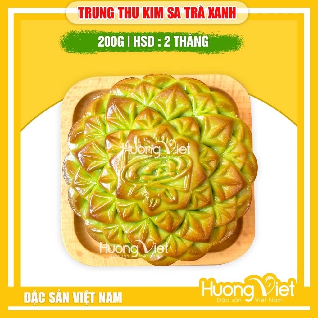 Bánh Trung Thu Kim Sa Hạt Sen Tân Huê Viên Bánh Trung Thu Kim Sa Hạt Sen Tân Huê Viên