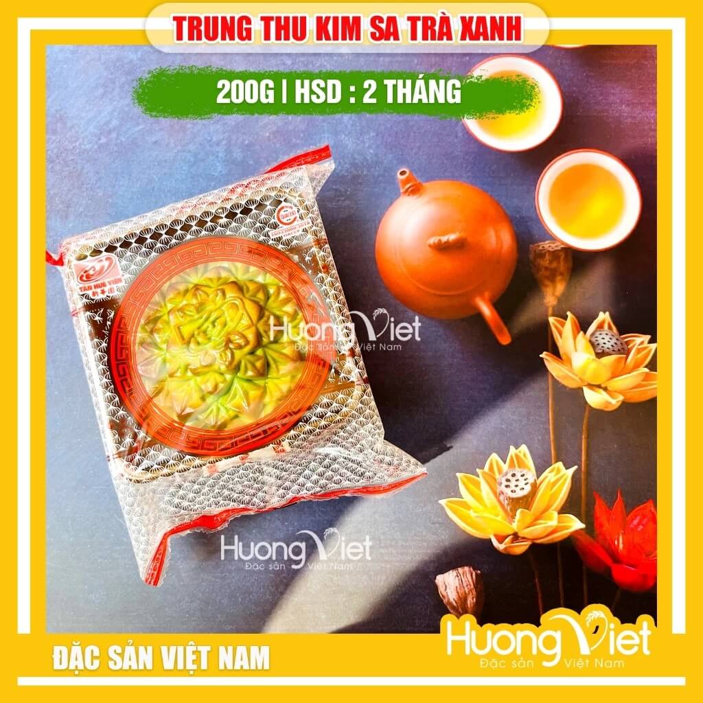 Bánh Trung Thu Kim Sa Hạt Sen Tân Huê Viên Bánh Trung Thu Kim Sa Hạt Sen Tân Huê Viên