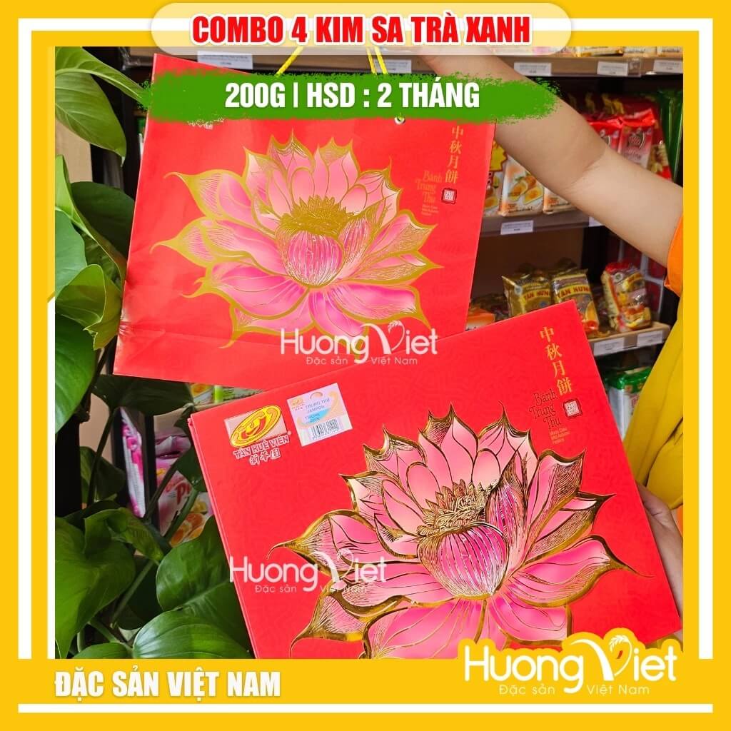 Bánh Trung Thu Jambon 2 Trứng Tân Huê Viên Bánh Trung Thu Jambon 2 Trứng Tân Huê Viên